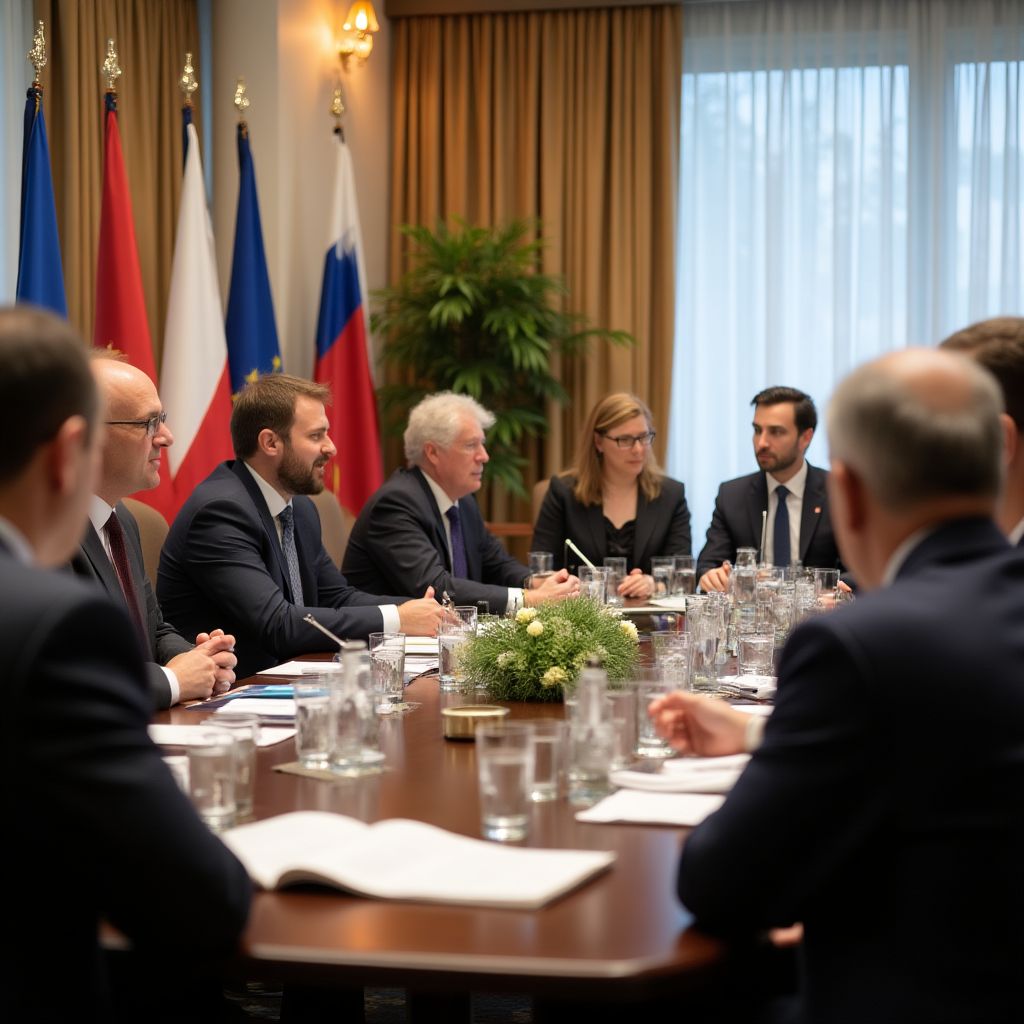 Setkání s mezinárodními partnery